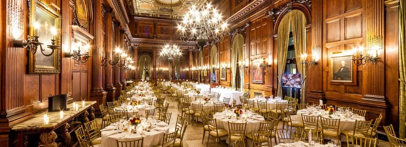 A dining space at The University Club of New York.